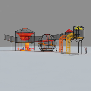 सुरक्षित इंद्रधनुष शुद्ध खेल का मैदान गुंबद पर्वतारोही और स्विंग सेट, इनडोर उपयोग के लिए सुरक्षा जाल के साथ स्विंग सेट 100-500 किलोग्राम क्षमता - Product Image 1