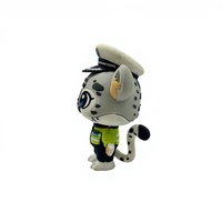 PVC-Schlüsselanhänger, personalisierter weicher Gummi-Anhänger, 3D-Auto-Ornamente, Kopfschüttelnde Puppe, personalisierte Cartoon-Figur im Maßstab 1:12 für Jungen