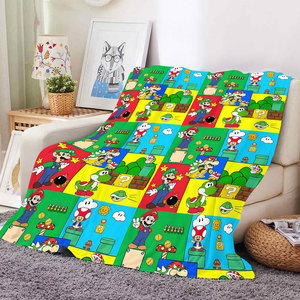 MOQ 1 pièce, livraison directe, couvertures de canapé et de lit en jacquard personnalisées à bas prix avec logos et images, couvertures pour enfants et bébés à motifs de dessins animés - Product Image 1