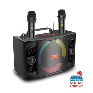 Altavoz Bluetooth Portátil Profesional ZQS-816T Solar <span class=keywords><strong>de</strong></span> 6.5 Pulgadas, Altavoz Grande Inalámbrico para Fiestas al Aire Libre con Luces LED - Product Image 1