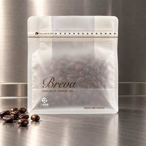 Custom Logo Coffee <b>Bags</b> Eight Side Seal Resealable Pouches with Valve for <b>Roasted</b> Coffee Beans Nuts Tea 100g 150g 250g 500g FDA - Product Image 3
