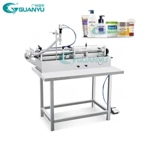 GY Price-máquina de llenado de líquido, rellenador de Gel de loción neumática de un solo cabezal, maquinaria de embalaje, producción de aceite esencial de tóner