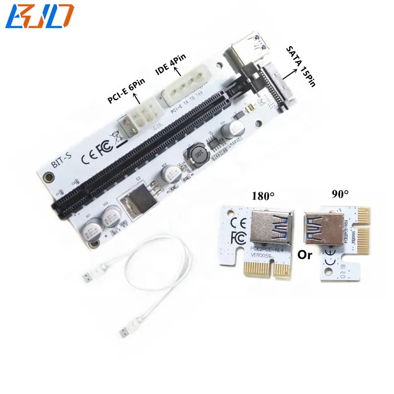 การ์ดจอกราฟิกการ์ดสำหรับวิดีโอกราฟิกการ์ดหัวต่อ Molex 6PIN 4PIN SATA PCI Express PCI PCI Express PCI-E