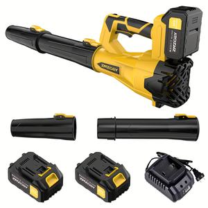 منفاخ أوراق لاسلكي عالي القدرة الأكثر مبيعًا مزود ببطارية 4.0 أمبير في الساعة، مع 6 سرعات لضبط سرعة الرياح وفوهة ممتدة - Product Image 1