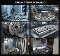Mandrin magnétique électro-permanent robuste pour la manutention automatisée, à forte aspiration, pour centre d'usinage CNC