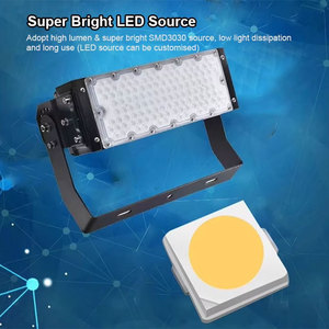 كشافات إضاءة LED احترافية للملاعب الرياضية بقوة 1000 واط، مصنوعة من الألومنيوم المقاوم للماء IP66، مناسبة لإضاءة ملاعب كرة القدم - Product Image 3