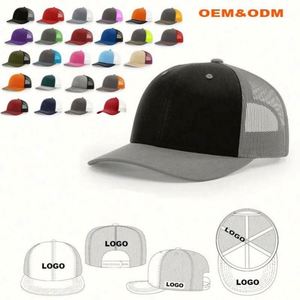 Good Quality Manufacturer Original Unstructured Snapback <b>Cap</b> Customized Logo <b>Plain</b> Snapback <b>Cap</b> With Mesh - Product Image 2