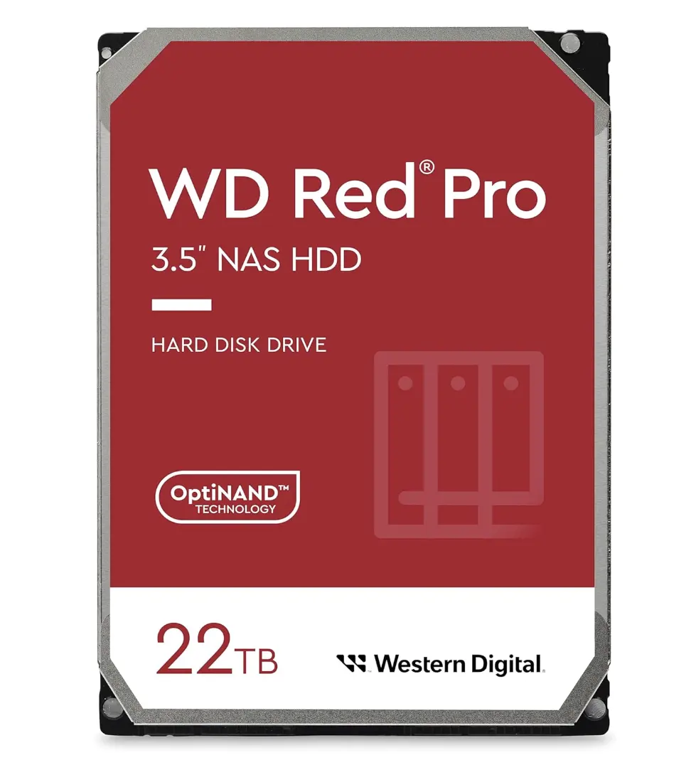 Màu Đỏ Pro wd221kfgx 22TB 7200 RPM 512Mb Bộ nhớ cache SATA 6.0 Gb/giây 3.5 "Nội Bộ ổ cứng wd221kfgx