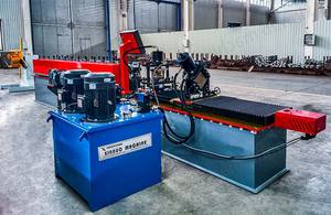 Neue gebrauchte Stahl-C-Kanal-Walzen form maschine C U-Form profil Leicht stahl kiel maschine für Dach konstruktion skern getriebe - Product Image 2