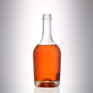 Botella de Licor de Vidrio Flint <span class=keywords><strong>Blanco</strong></span> Cristalino de 500 ml, Fabricada en China, con Superficie Grabada con Ácido, para Brandy, Ginebra, Ron, <span class=keywords><strong>Mezcal</strong></span> - Product Image 4