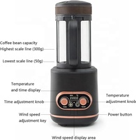 Machine à torréfier le café électrique à température réglable, torréfacteur à air chaud pour grains de café avec écran LED
