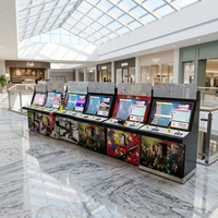 Machine de jeux vidéo d'arcade à monnayeur 32 pouces avec accepteur de billets, Pandora Box, jeux Street Fighter et de course automobile pour équipement de jeu