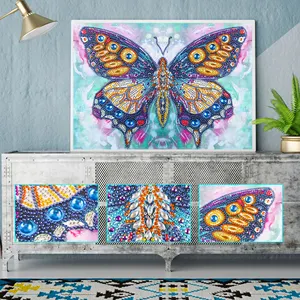 5D pittura diamante fai da te decorazione della casa punto croce murale 2020 ultimo prodotto pittura artistica insetto farfalla