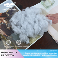 Fibre de polyester bidimensionnelle non-siliconée de haute qualité 2.5D*51