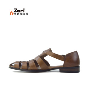 Sandalias <span class=keywords><strong>de</strong></span> mano para <span class=keywords><strong>hombre</strong></span>, zapatillas <span class=keywords><strong>de</strong></span> cuero, chanclas deslizantes - Product Image 3