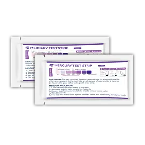 Low Detection Limit Hg Testing in Water Heavy Metals Test kit Mercury Water Test Strips