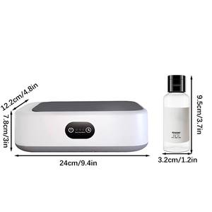 เครื่องทำความสะอาดแว่นตาและเครื่องประดับอัลตราโซนิก 40W A8 ความถี่ 49kHz พร้อมแหล่งจ่ายไฟฟ้า ปรับเวลาทำความสะอาดได้ 0~600 วินาที - Product Image 5