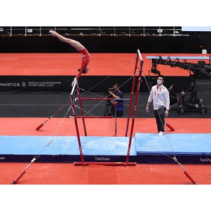 <strong>Uneven</strong> <strong>bar</strong> with Steel Wire Gymnastic Training Adjust 185 Cm-250 cm - Product Image 3