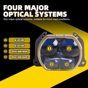 Sanvi Auto <b>Lighting</b> Official 3 Inch 58w 6000k Super Bright L400S LED <b>Projector</b> Lens Headlights for Car Motorcycle Headlights - Product Image 2