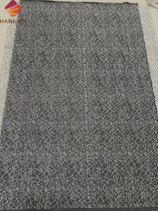 Phong Cách Mới Sáng Bóng Ưa Thích Long Lanh Dán Vải Tuyn Ren Vải Hoa Mô Hình 3D Sequin Glitters Đá <span class=keywords><strong>Net</strong></span> Vải Cho Thời Trang Đảng Ăn Mặc - Product Image 6