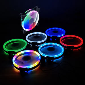 秋泽姆电脑机箱风扇组3/4/5/6件120毫米RGB冷却风扇大4D端口/3针直接电源 - Product Image 5