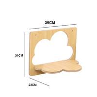 Structure d'escalade murale DIY pour chat avec plateforme de saut et jouets d'escalade