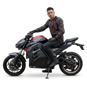 Moto électrique de course haute performance 5000W, batterie lithium 72V, autonomie 50-120km, charge maximale 200kg, vitesse maximale <span class=keywords><strong>110</strong></span> km/h - Product Image 1