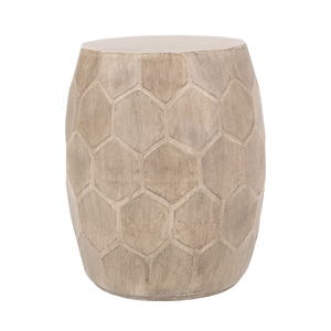 Outdoor Lightweight Concrete Side <b>Table</b> Natural End <b>Table</b> - Product Image 2