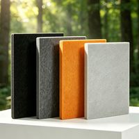 Panneaux acoustiques en fibre de polyester 1220x2440mm, panneaux absorbants le son pour bureau et studio de musique
