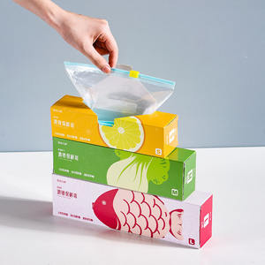 <span class=keywords><strong>Sac</strong></span> <span class=keywords><strong>Réutilisable</strong></span> à Fermeture Éclair Coulissante Auto-Scellant Transparent en PE, <span class=keywords><strong>Sac</strong></span> <span class=keywords><strong>Congélation</strong></span> Alimentaire Personnalisé en Plastique avec Fermeture Éclair à Curseur - Product Image 4