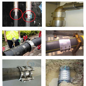 Collier de réparation de fuite de tuyau en <span class=keywords><strong>PVC</strong></span> PE en acier inoxydable 304 haute pression avec des caractéristiques résistantes à la corrosion - Product Image 5