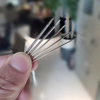 Aiguilles de perçage basiques en sachet, 50 mm, 100 pièces par boîte, aiguilles creuses jetables, mélange de calibres 10G 12G 13G 14G 15G 16G 18G 20G