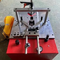 Machine de cadre photo pneumatique de bureau moins chère UNI Type V Machine de cadre photo d'assemblage de cadre d'ongle