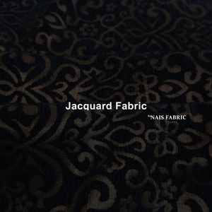 Nais Mới Nhất Màu Đen Bạc Màu Xám Rắn Mô Hình Dập Nổi 3D Thổ Cẩm Dệt Jacquard Damask Vải Cho Nam Giới Của Áo Khoác - Product Image 5