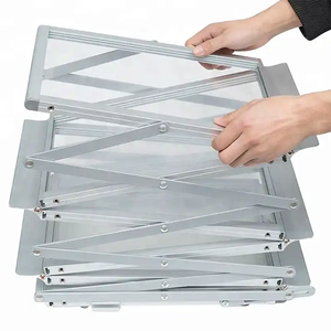 Tempat katalog lipat ukuran A4 Display pameran majalah bingkai aluminium peraga brosur berdiri promosi tampilan iklan - Product Image 4