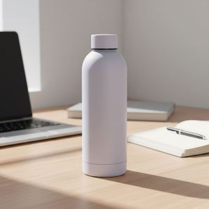 Nouvelle bouteille d'eau de sport en acier inoxydable thermique portable, personnalisable, de haute qualité et moderne, avec couvercle - Product Image 4