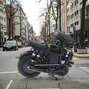 Prix bon marché vélo électrique de ville adulte batterie au Lithium 14 pouces 500W vélo électrique pliable Mini vélo électrique de ville - Product Image 2