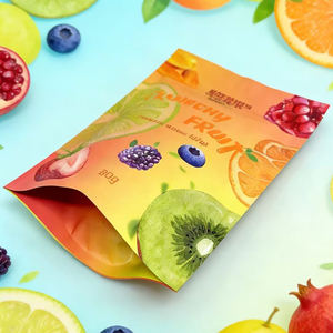 Bolsas personalizadas tipo stand-up de aluminio de grado alimenticio para envasado de chips, bolsitas de 30g para frutas secas - Product Image 5