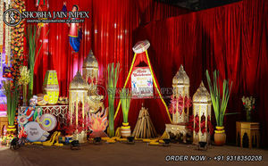 Lámparas Decorativas de Estilo Árabe Marroquí, OEM ODM, Lámparas Decorativas para Bodas Indias, Lámparas de Fibra de Vidrio Artísticas, Venta al Por Mayor - Product Image 3