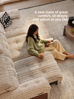 Canapé |   Lit en forme de L Fengsong |   Canapé 3 places électrique inclinable de style Mid-Century avec chargement USB Type-C et revêtement en chenille télescopique