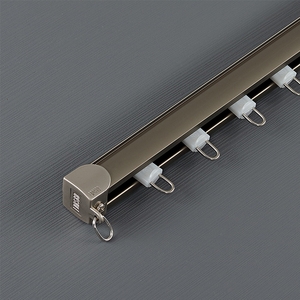 Chất lượng cao tùy chỉnh Rèm dọc theo dõi bền và thân thiện với môi trường yên tĩnh hợp kim nhôm trang trí rèm nhà - Product Image 4