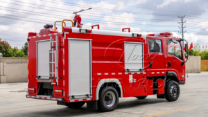 Camion de pompiers tout-terrain Dongfeng 4x4 pour intervention en zone rurale, 4 roues motrices, tout-terrain, 3m³ pour lutte contre les incendies forestiers, en stock - Product Image 5