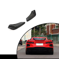 Harga pabrik pemisah Bumper belakang serat karbon asli untuk Chevrolet Corvette C8 2020-2021