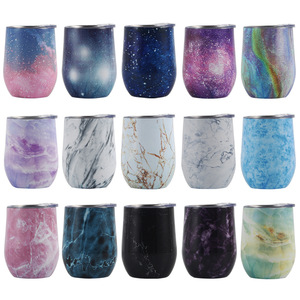 अनुकूलित स्वाइप कप क्रॉस-बॉर्डर स्टेनलेस स्टील यू-आकार 304 बड़े पेट 12 औंस - Product Image 3