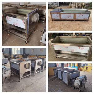 Pomme de terre carotte manioc fruits tambour laveuse éplucheur brosse Type rouleau lavage éplucheur Peladora De Papas industriel - Product Image 6