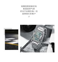 Jam Tangan Sport BESTWIN 126 Layar Back Light Pria Kalender Stopwatch Alarm Merek Ternama Mewah Baja Hitung Mundur Digital