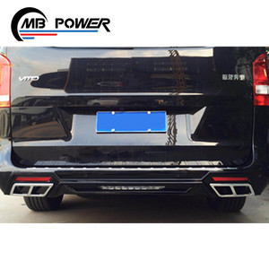 Kit de carrocería W447 para <span class=keywords><strong>v</strong></span>-class W447 2016y ~ Eurocar, parachoques delantero, rejilla delantera, PP, <span class=keywords><strong>precio</strong></span> de fábrica - Product Image 6