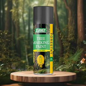 <span class=keywords><strong>Peinture</strong></span> en aérosol de marquage routier <span class=keywords><strong>blanche</strong></span> à séchage rapide et hautement <span class=keywords><strong>réfléchissante</strong></span> pour le marquage forestier et les animaux - Product Image 2