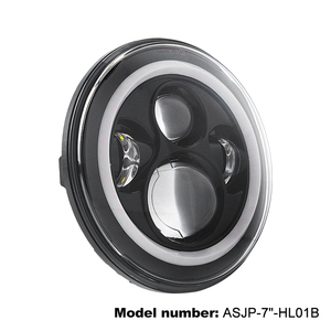 Prezzo di fabbrica motocicli <span class=keywords><strong>H4</strong></span> presa 7 "lampada rotonda Led Combo anabbagliante per Jeep Wangler Jk Jku - Product Image 2