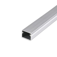 Vente d'usine goulotte de câblage en aluminium conduit de câblage couvercle de câble en aluminium goulotte en alliage d'aluminium carré